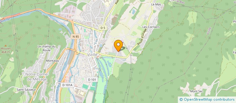 localisation de l'entreprise PAINS VIZILLOIS  VIZILLE