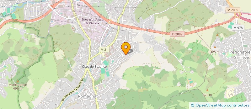 localisation de l'entreprise PAINT BALL CRISIS  ROMAGNAT