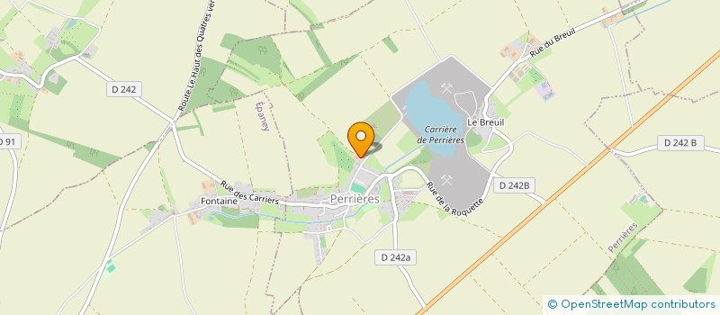 localisation de l'entreprise PAINT BALL GLB  SAINT-PIERRE-EN-AUGE