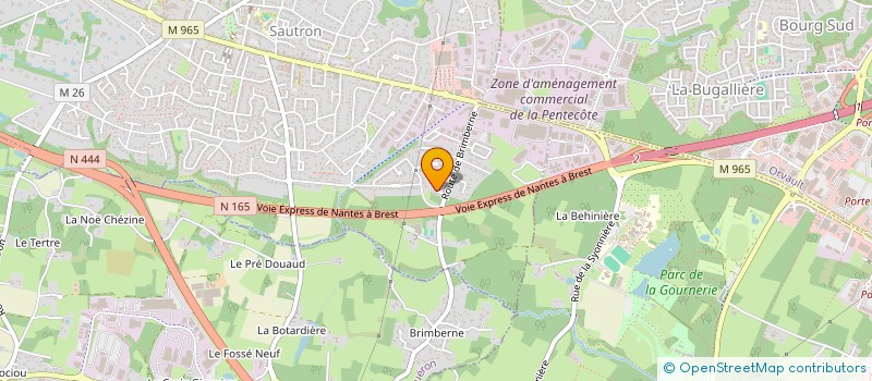 localisation de l'entreprise PAINT.ERA  SAUTRON