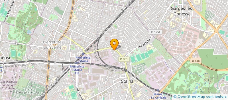 localisation de l'entreprise PAINT FIX à STAINS