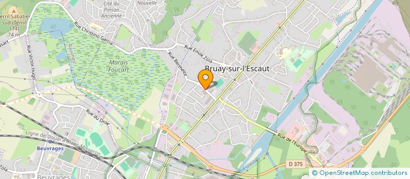localisation de l'entreprise PAINT PRO à BRUAY-SUR-L'ESCAUT