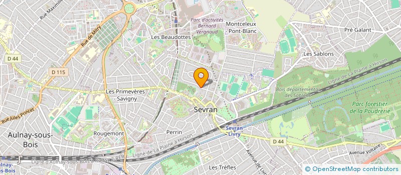 localisation de l'entreprise PAINT'SERVICE à SEVRAN