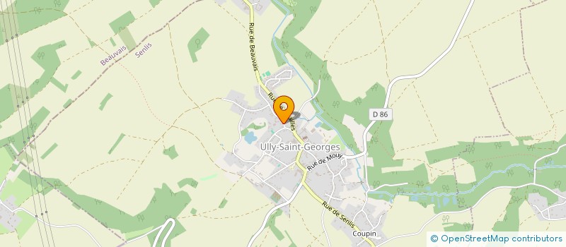 localisation de l'entreprise PAINT TECH ASSISTANCE  ULLY ST GEORGES