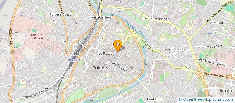 localisation de l'entreprise PAINTBALL CLUB 86 à POITIERS