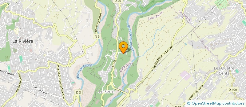 localisation de l'entreprise PAINTBALL COLOR PARK  ENTRE-DEUX