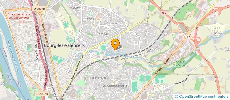 localisation de l'entreprise PAINTBALL KIDS & GAMES à BOURG-LES-VALENCE