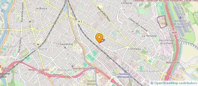 localisation de l'entreprise PAINTBALL LOISIR 31 à TOULOUSE
