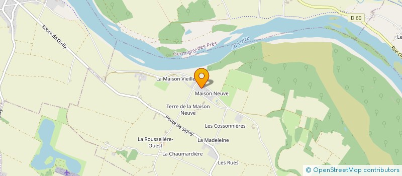 localisation de l'entreprise PAINTBALL SOLOGNE à GUILLY
