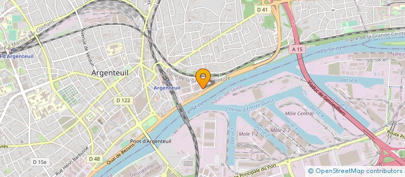 localisation de l'entreprise PAINTELEC RENOVATION  ARGENTEUIL