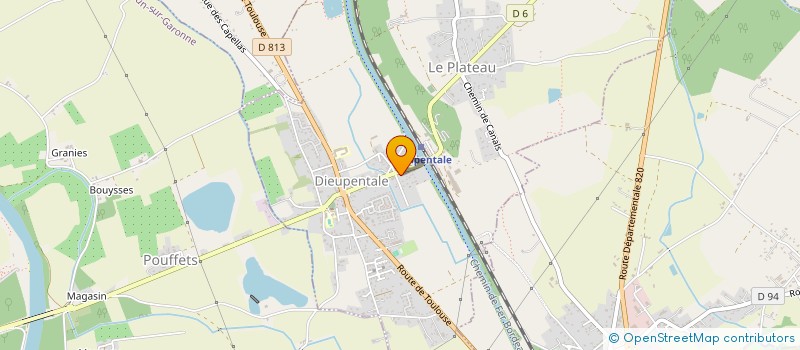 localisation de l'entreprise PAINTOPLAC  TOULOUSE