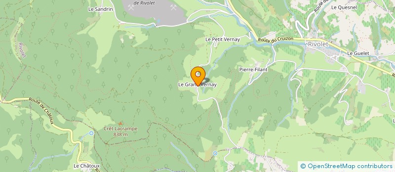 localisation de l'entreprise PAIR-MA FORM  RIVOLET