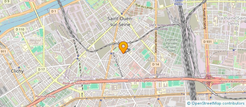 localisation de l'entreprise PAIRE à SAINT-OUEN-SUR-SEINE