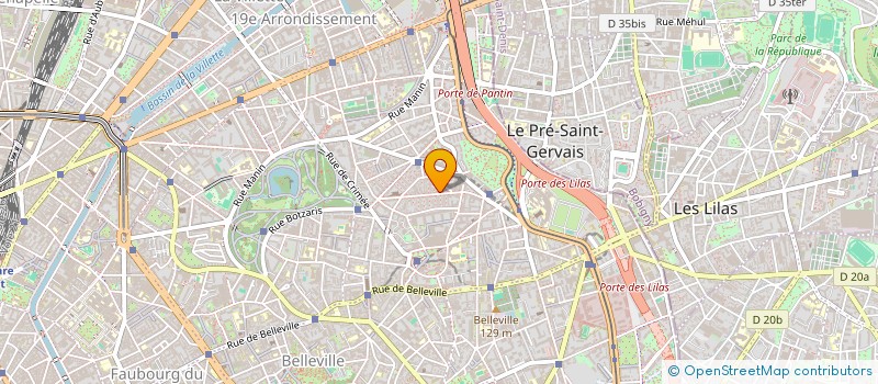 localisation de l'entreprise PAIREFECT PRODUCTION  PARIS