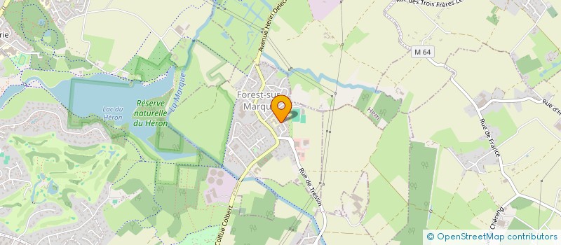 localisation de l'entreprise PAIREINE à FOREST-SUR-MARQUE