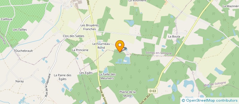 localisation de l'entreprise PAIS  MUR DE SOLOGNE