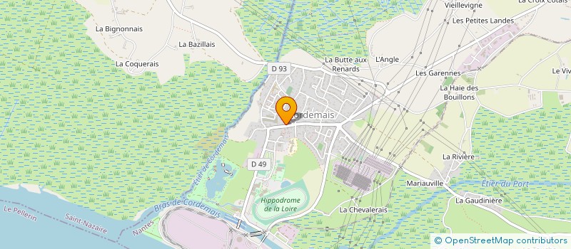 localisation de l'entreprise PAITEL-GUERIN à CORDEMAIS