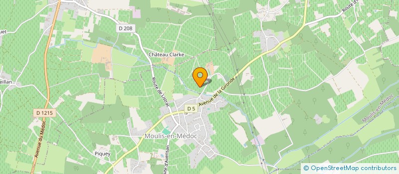 localisation de l'entreprise PAIV GOURMAND  MOULIS-EN-MEDOC