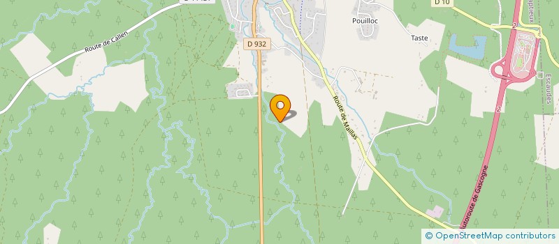 localisation de l'entreprise PAIX AMOUR PELLE ET PIOCHE  CAPTIEUX