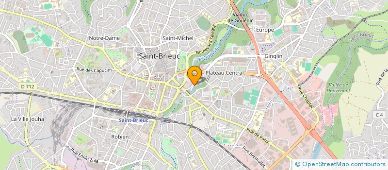 localisation de l'entreprise PAIX DU COEUR à SAINT-BRIEUC