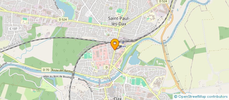 localisation de l'entreprise PAIXAO MARQUES à DAX
