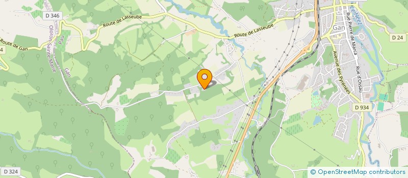 localisation de l'entreprise PAJ 26  GAN