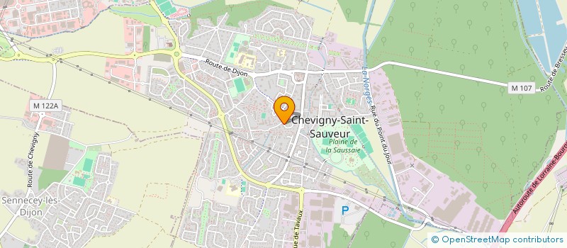 localisation de l'entreprise PAJ  CHEVIGNY-SAINT-SAUVEUR