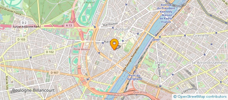 localisation de l'entreprise PAJ  PARIS