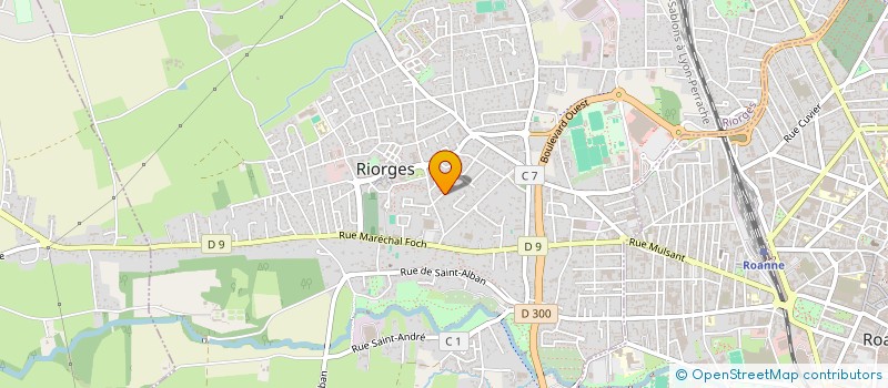 localisation de l'entreprise PAJ à RIORGES