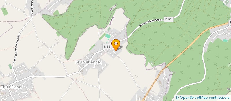 localisation de l'entreprise PAJ  LE THUIT DE L'OISON