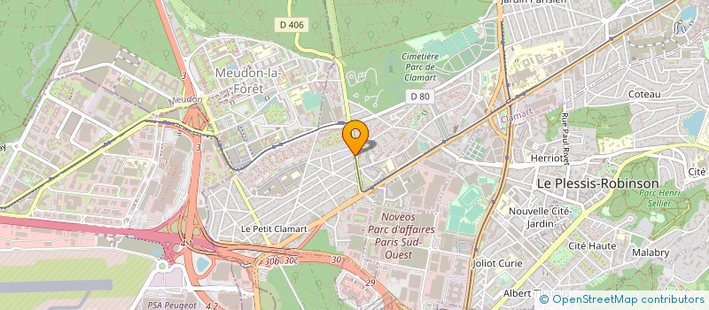 localisation de l'entreprise PAJ à CLAMART