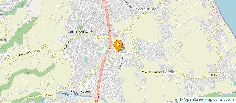 localisation de l'entreprise PAJ à SAINT-ANDRE
