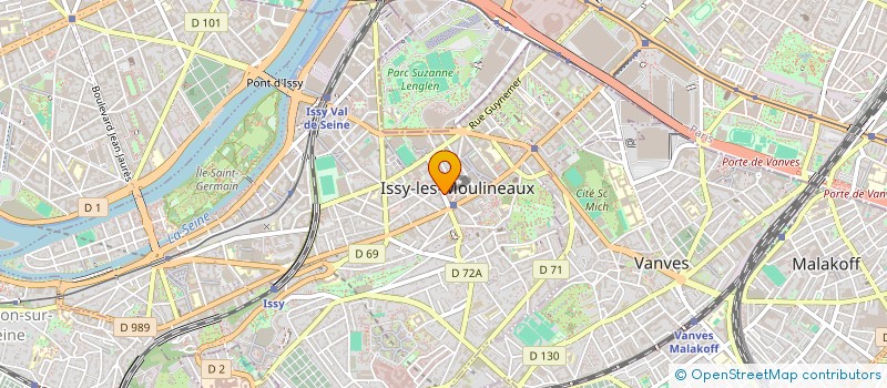 localisation de l'entreprise PAJ DIDEROT à ISSY-LES-MOULINEAUX