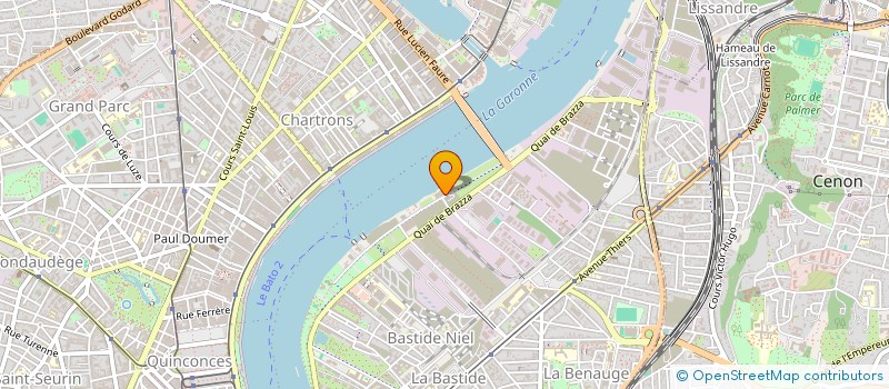 localisation de l'entreprise PAJ - PLATEFORME D'ACCOMPAGNEMENT JURIDIQUE  BORDEAUX