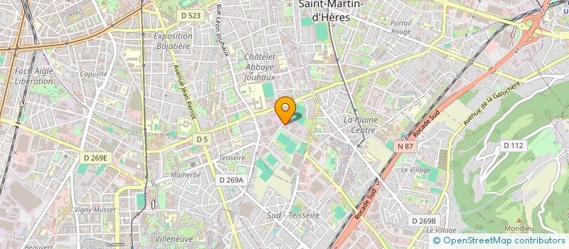 localisation de l'entreprise PAJ SERVICES à GRENOBLE