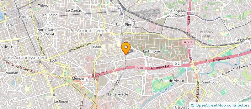 localisation de l'entreprise PAJA à MARSEILLE
