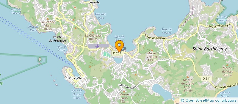 localisation de l'entreprise PAJAD à SAINT-BARTHELEMY
