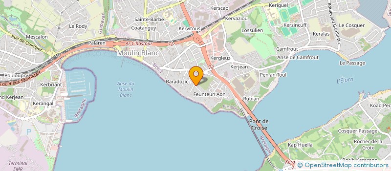 localisation de l'entreprise PAJANE  LE RELECQ-KERHUON