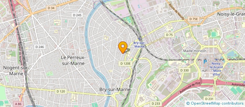 localisation de l'entreprise PAJE INVEST 1  BRY-SUR-MARNE