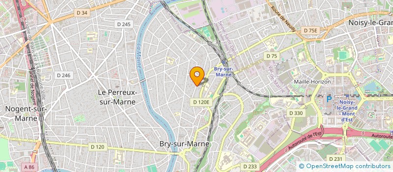 localisation de l'entreprise PAJE INVEST 2 à BRY-SUR-MARNE