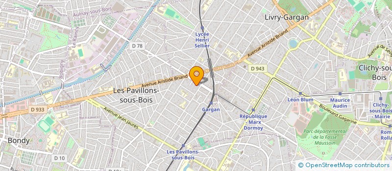 localisation de l'entreprise PAJECECA à LES PAVILLONS-SOUS-BOIS