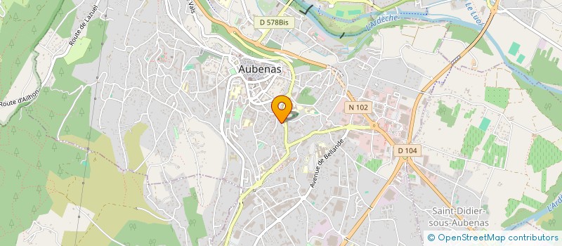 localisation de l'entreprise PAJEL EDITIONS à AUBENAS