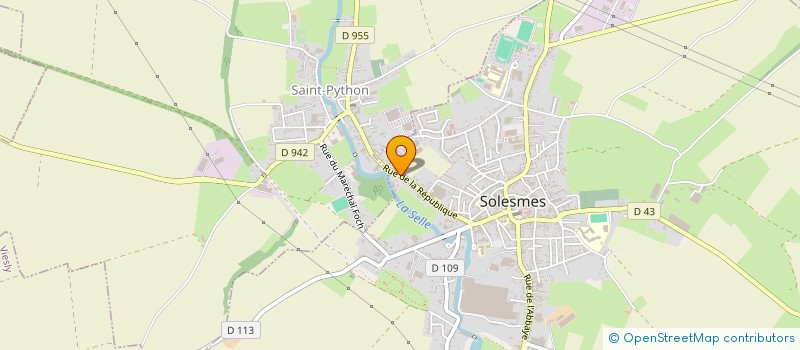 localisation de l'entreprise PAJELE  SOLESMES