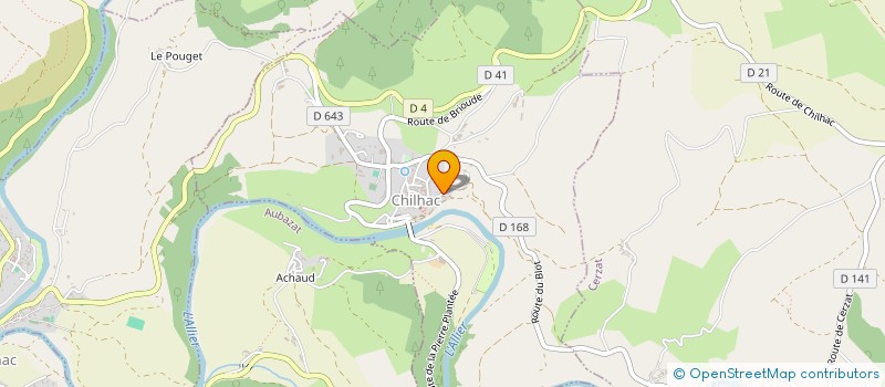 localisation de l'entreprise PAJEROSERAIDERS  CHILHAC