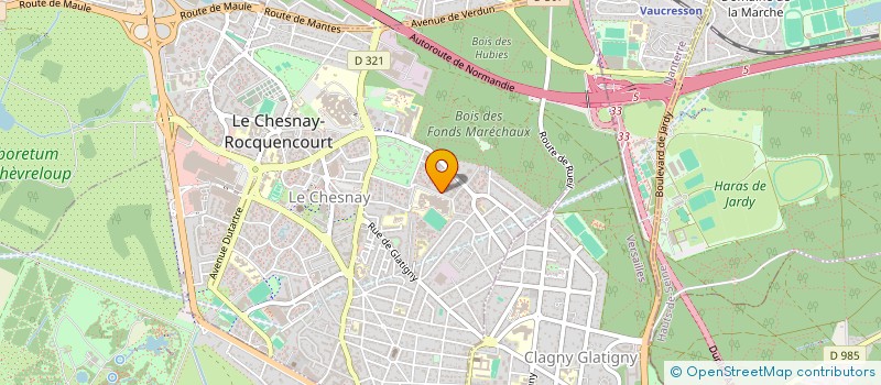 localisation de l'entreprise PAJKIN CONSULTANTS ET SERVICES POUR LES INDUSTRIES AGROALIMENTAIRES à LE CHESNAY-ROCQUENCOURT