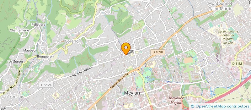 localisation de l'entreprise PAJMAE à MEYLAN