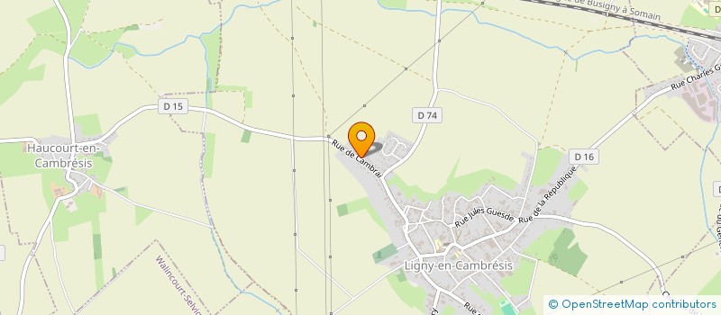 localisation de l'entreprise PAJMD  LIGNY-EN-CAMBRESIS