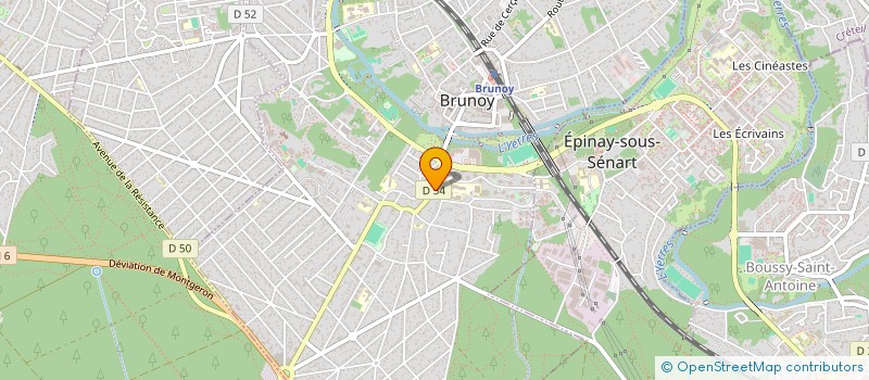 localisation de l'entreprise PAJO  BRUNOY