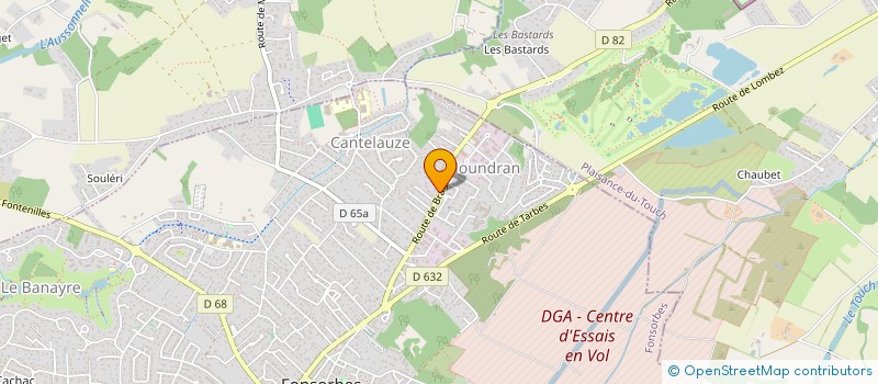 localisation de l'entreprise PAJODOR  FONSORBES