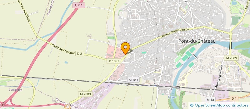 localisation de l'entreprise PAJOFREL  RIOM